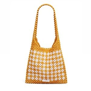 NWT Loeffler Randall Dandelion Beaded Hobo Bag